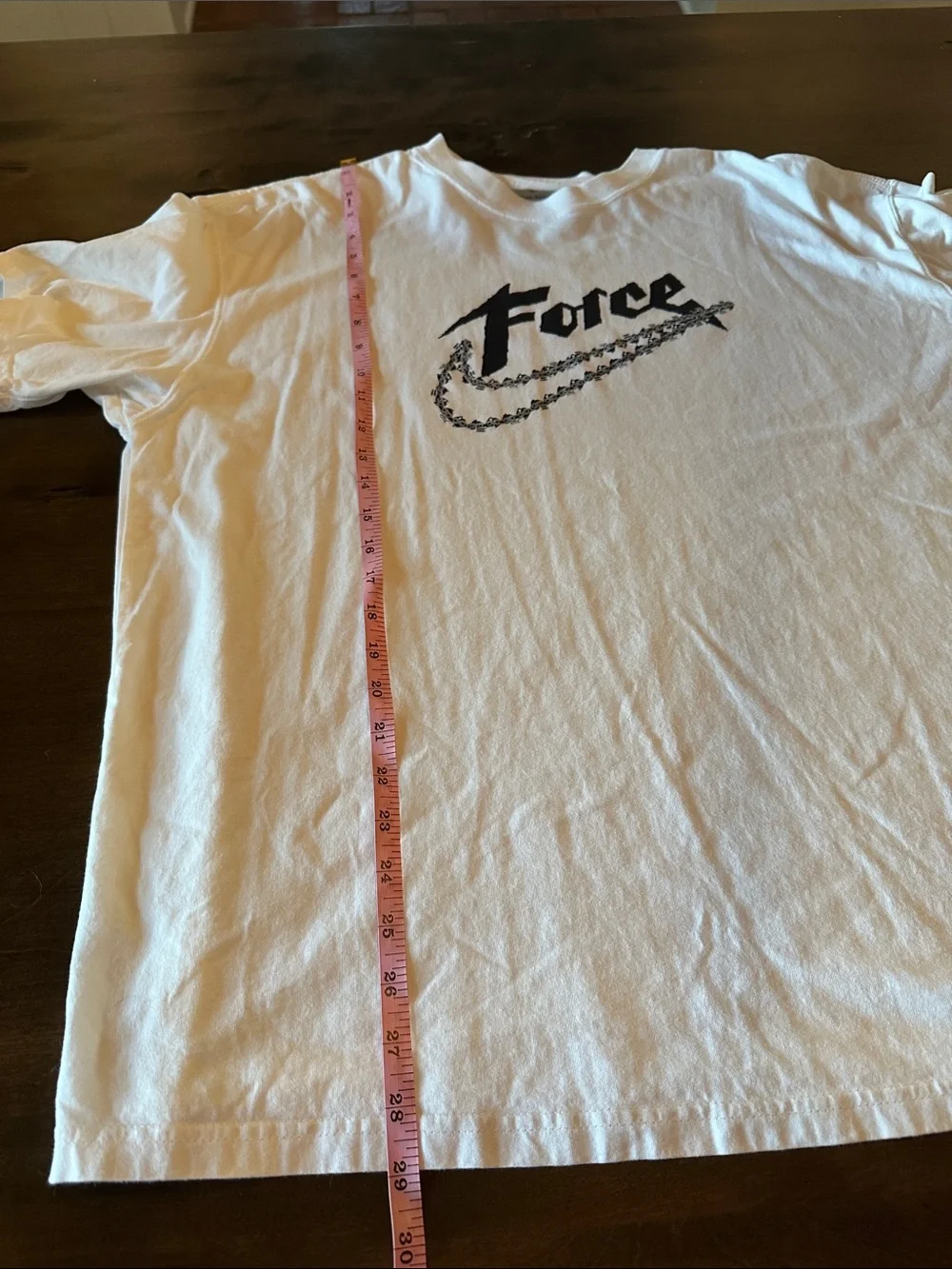 Nike White 'Force' Graphic Short Sleeve Tee - Picture 9 of 11